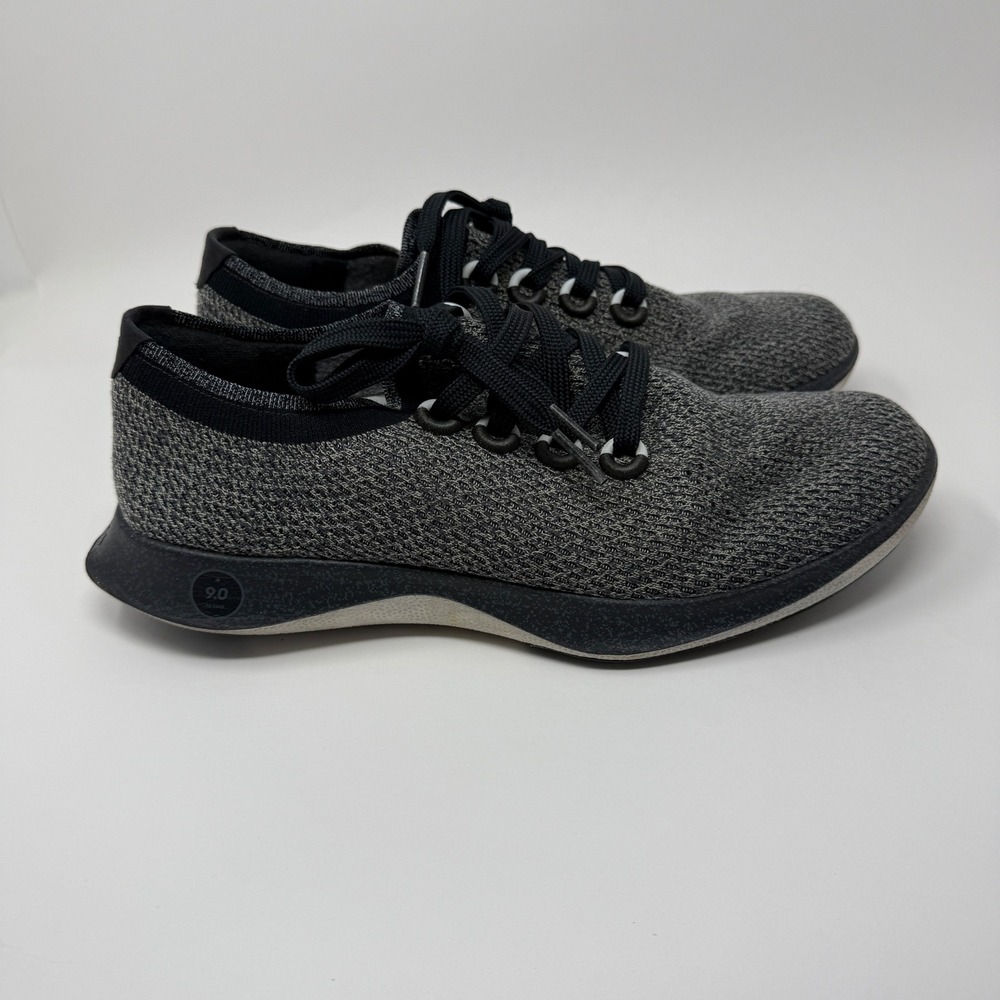 Allbirds Tree Dasher 1 Mens 14 Charcoal Black Heathered Knit Running Shoes TD1